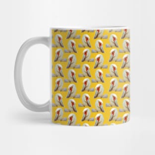 Maguari stork tropical bird pattern Mug